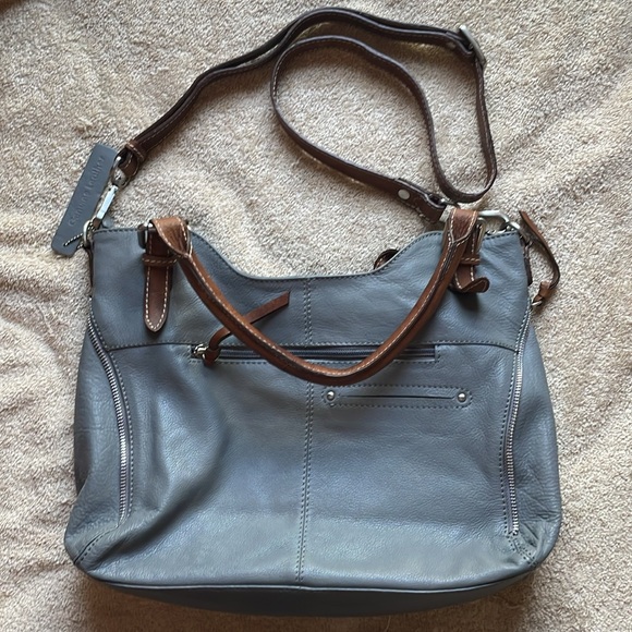 Nino Bossi Gray leather purse - Picture 5 of 9